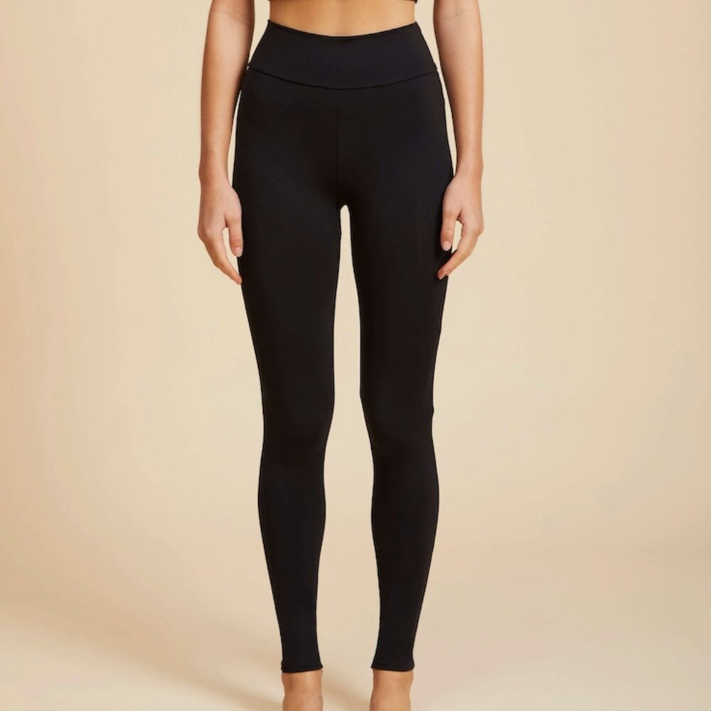 Live the Process | Tuxedo Seamed Legging Dance Yoga Workout Size Medium M Black